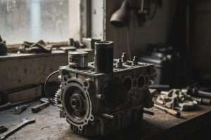 Bougie noire sur moteur 4 temps : causes et solutions
