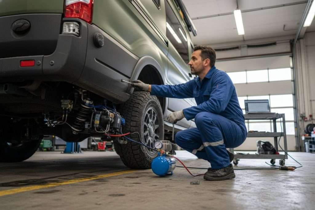 Tarif montage suspension pneumatique camping-car Fiat Ducato