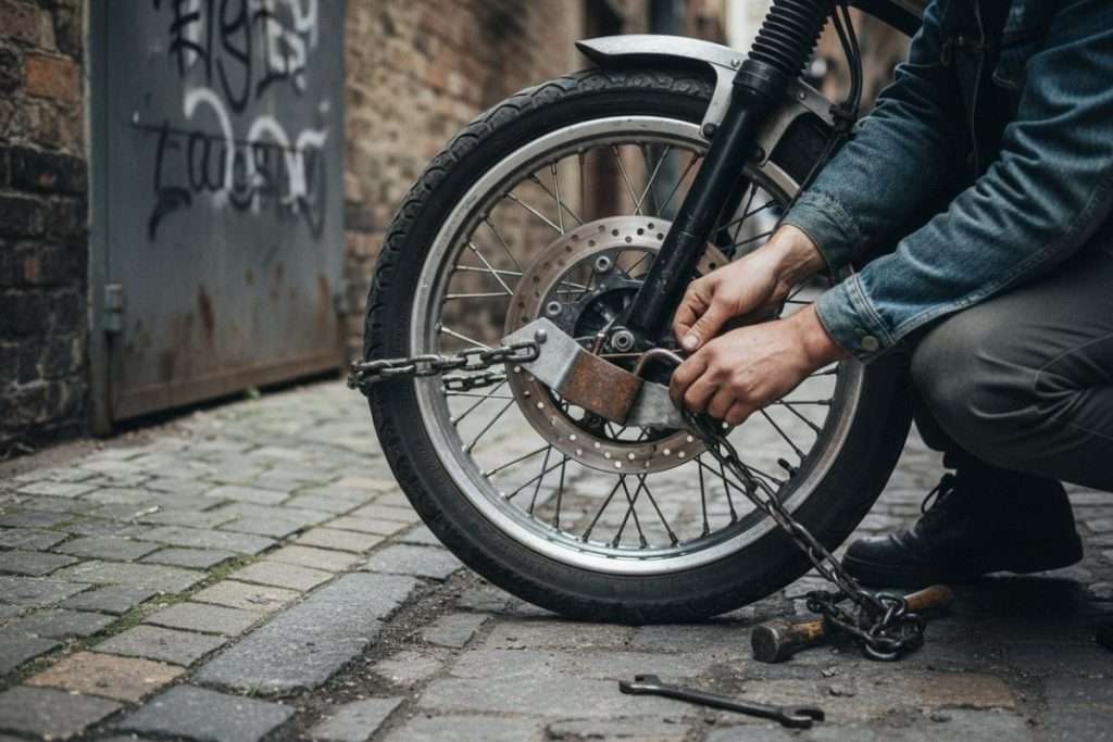 Fabriquer son bloque-roue moto maison : le guide complet