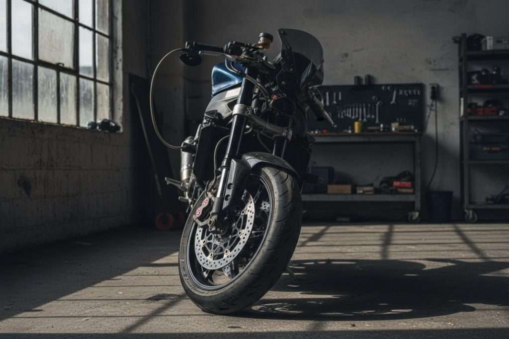 Fourche inversée moto : avantages et inconvénients de la suspension