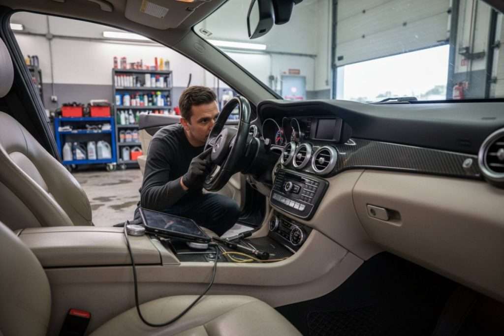 Voyant moteur Mercedes Classe A : causes et solutions