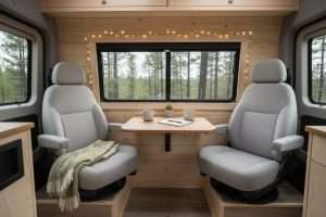 Montage lit dinette pour camping-car Fiat Ducato